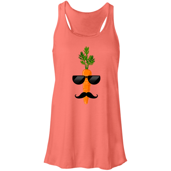 Carrot Incognito Flowy Racerback Tank