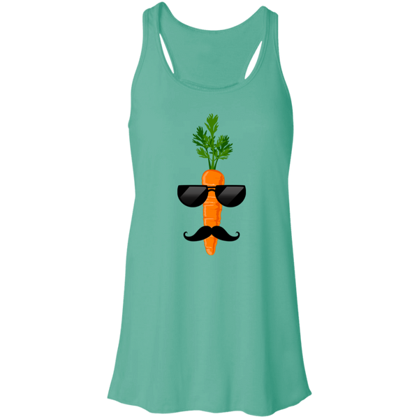 Carrot Incognito Flowy Racerback Tank