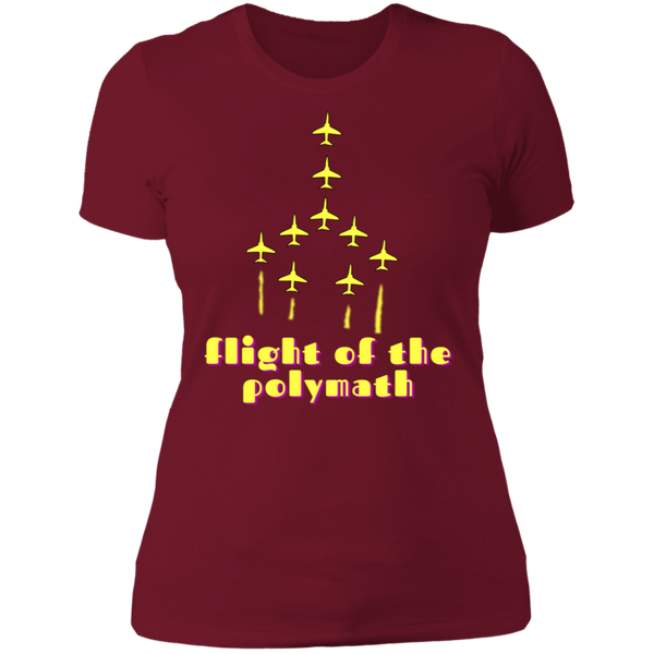 Flight of the Polymath - Ladies' Boyfriend T-Shirt