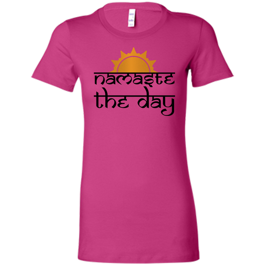 Namaste the Day - Ladies Bella Canvas Ladies T-Shirt