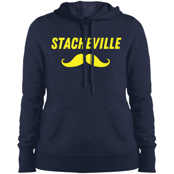Stacheville Navy - Ladies' Pullover Hooded Sweatshirt