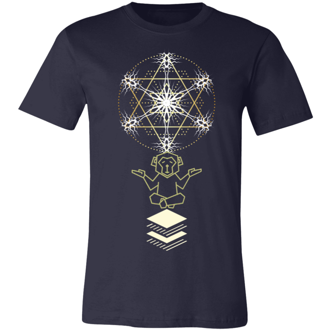 Monkey Meditator Levitator T Shirt