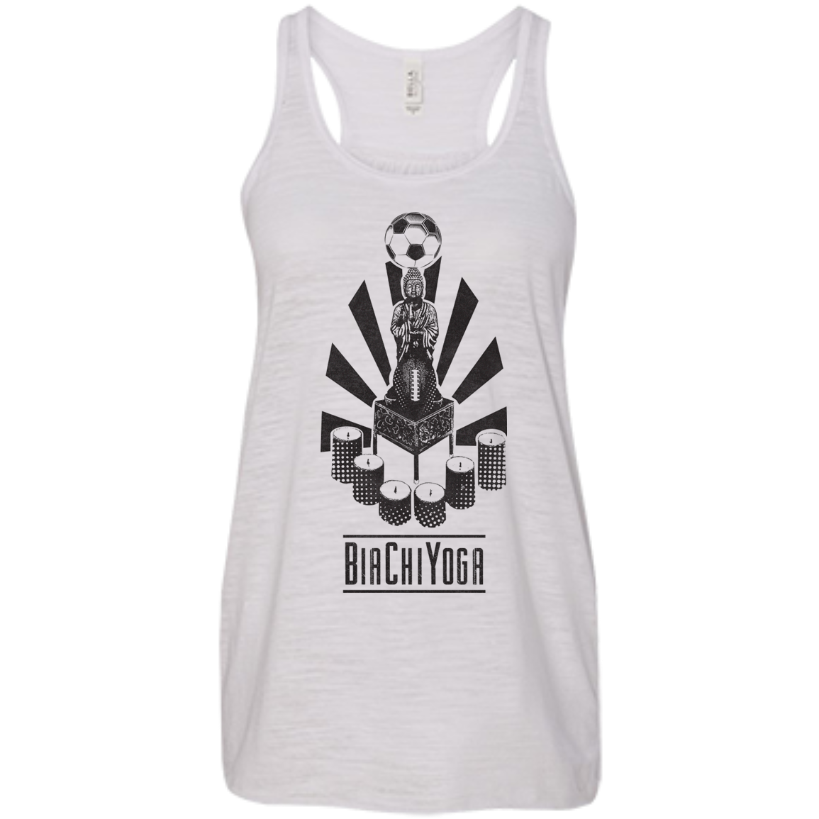 Sports Buddha - Bella+Canvas Flowy Racerback Tank