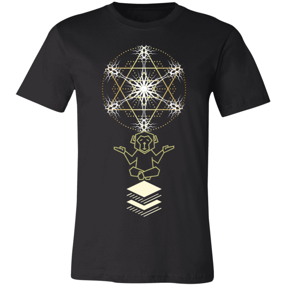 Monkey Meditator Levitator T Shirt