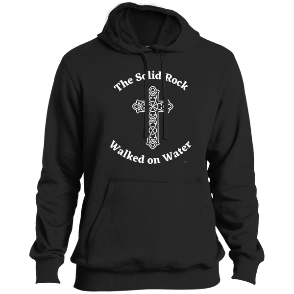 The Solid Rock Walked on Water Men's Pullover Hoodie