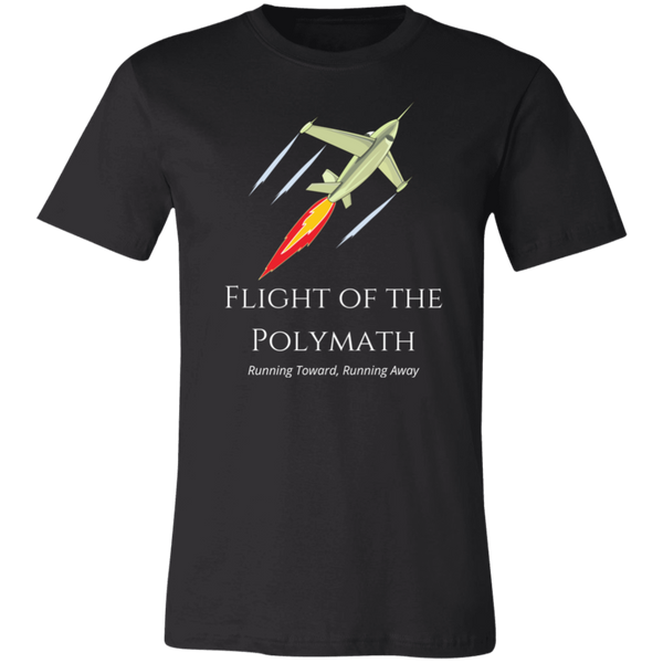 Flight of the Polymath (Running Toward, Running Away) Unisex Short-Sleeve T-Shirt