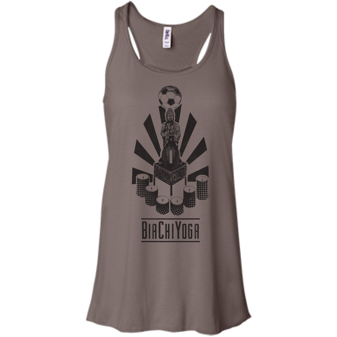 Sports Buddha - Bella+Canvas Flowy Racerback Tank