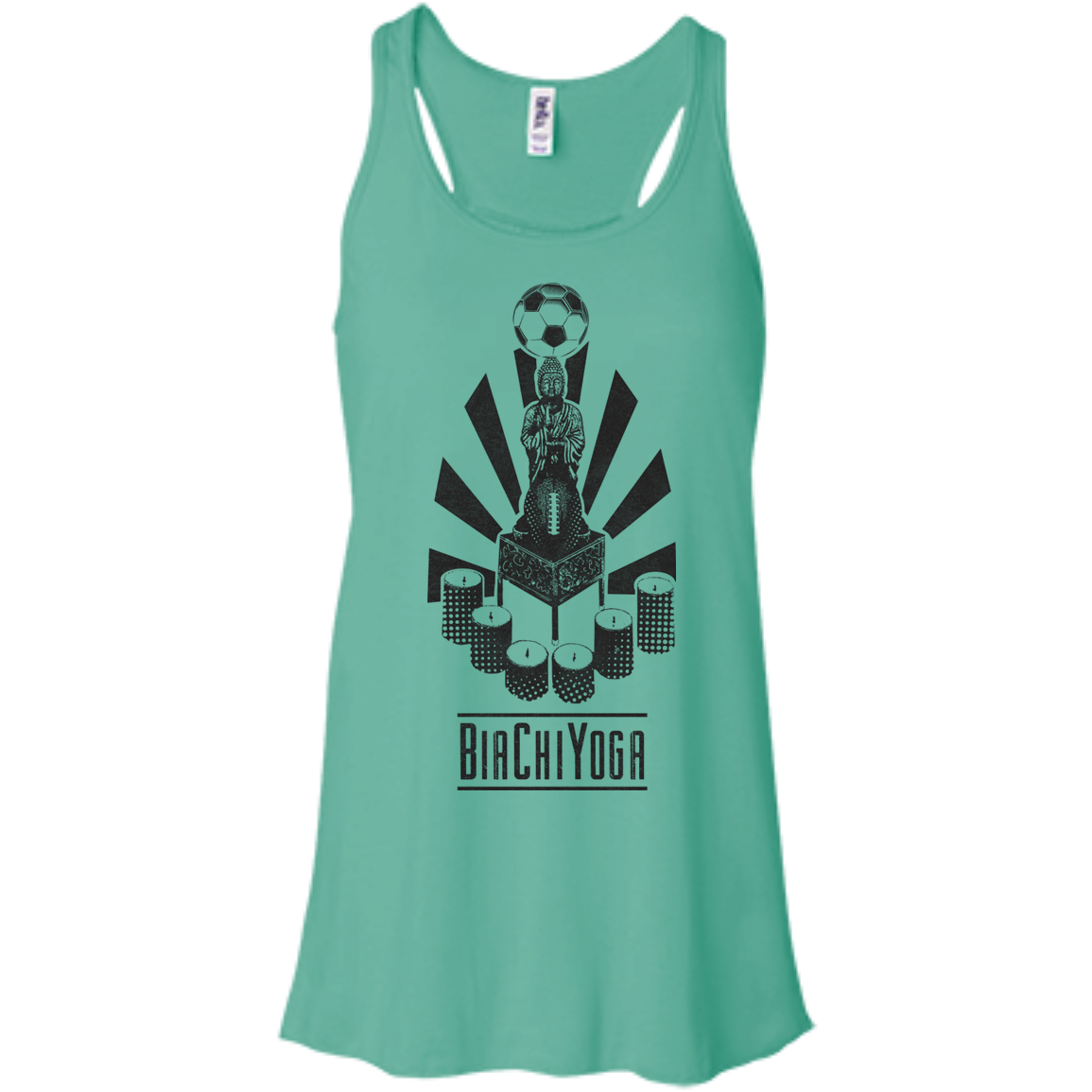 Sports Buddha - Bella+Canvas Flowy Racerback Tank