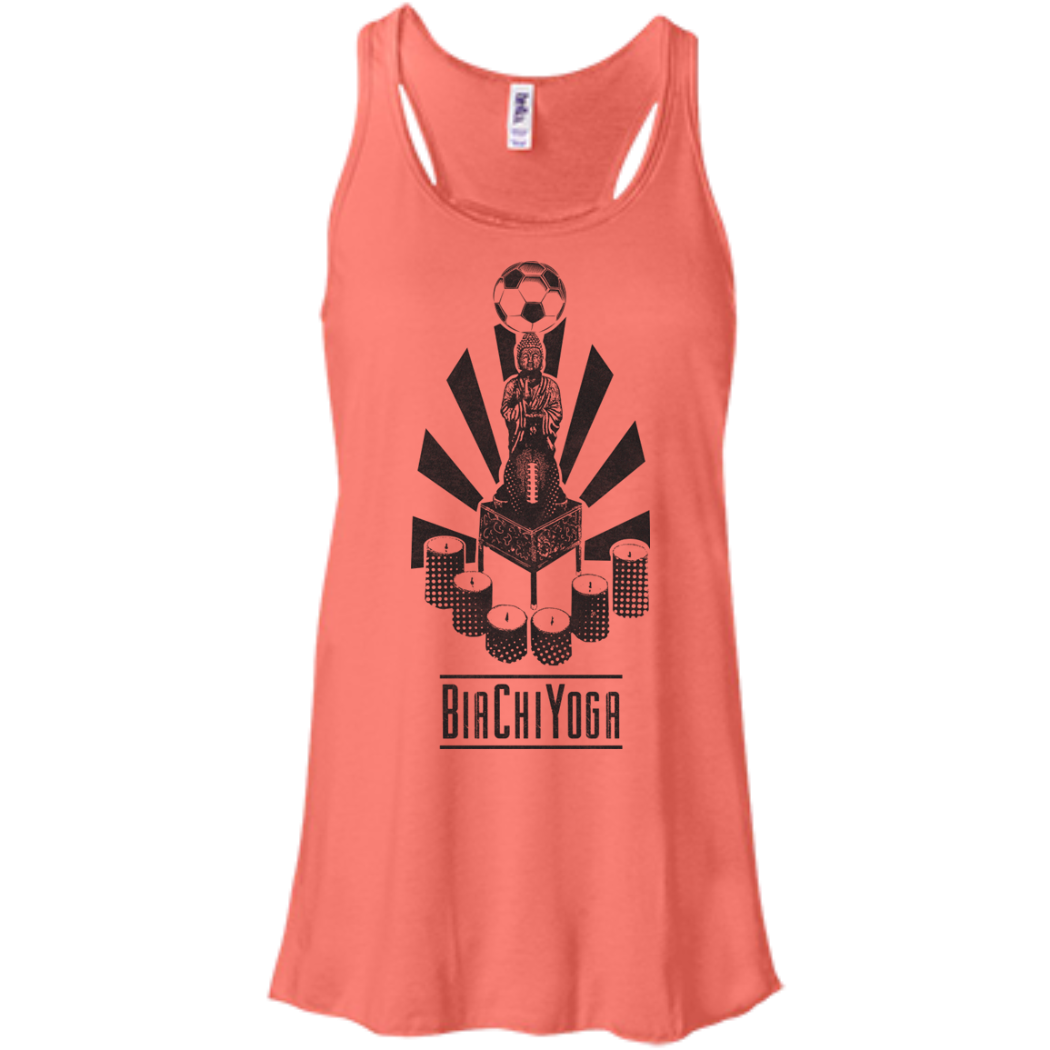 Sports Buddha - Bella+Canvas Flowy Racerback Tank