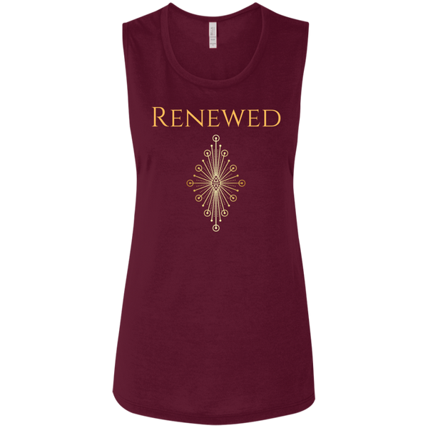 Renewed Ladies' Flowy Muscle Tank