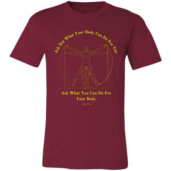 Ask Not What Your Body Can Do For You (BiaChiYoga) Men's T Shirt 2