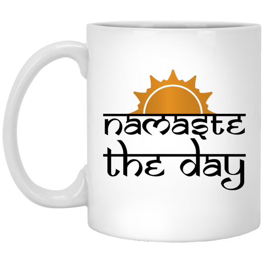 Namaste the Day 11 oz. Coffee Mug