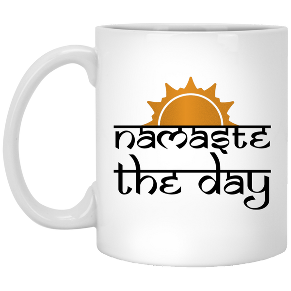 Namaste the Day 11 oz. Coffee Mug