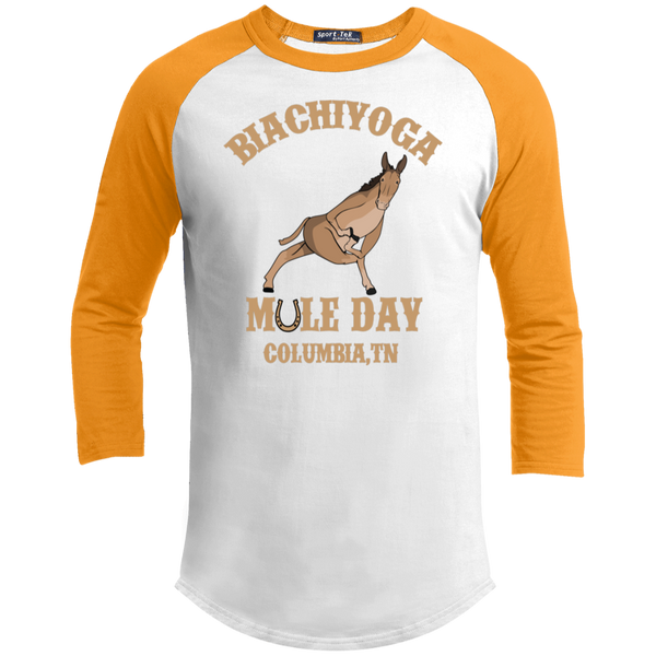 Youth Mule Day - 3/4 Raglan Sleeve Shirt