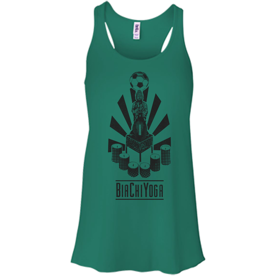 Sports Buddha - Bella+Canvas Flowy Racerback Tank