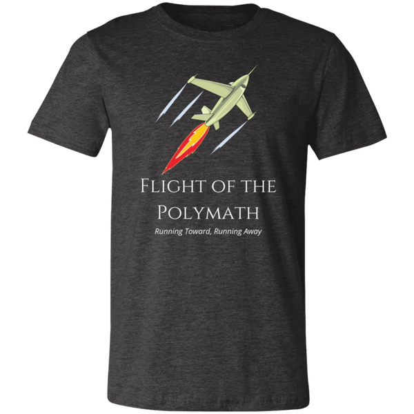 Flight of the Polymath (Running Toward, Running Away) Unisex Short-Sleeve T-Shirt