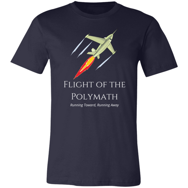 Flight of the Polymath (Running Toward, Running Away) Unisex Short-Sleeve T-Shirt