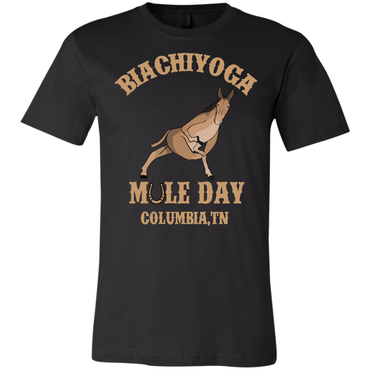 Mule Day - BiaChiYoga Twisted Prayer Lunge Tee