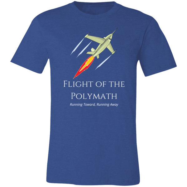 Flight of the Polymath (Running Toward, Running Away) Unisex Short-Sleeve T-Shirt