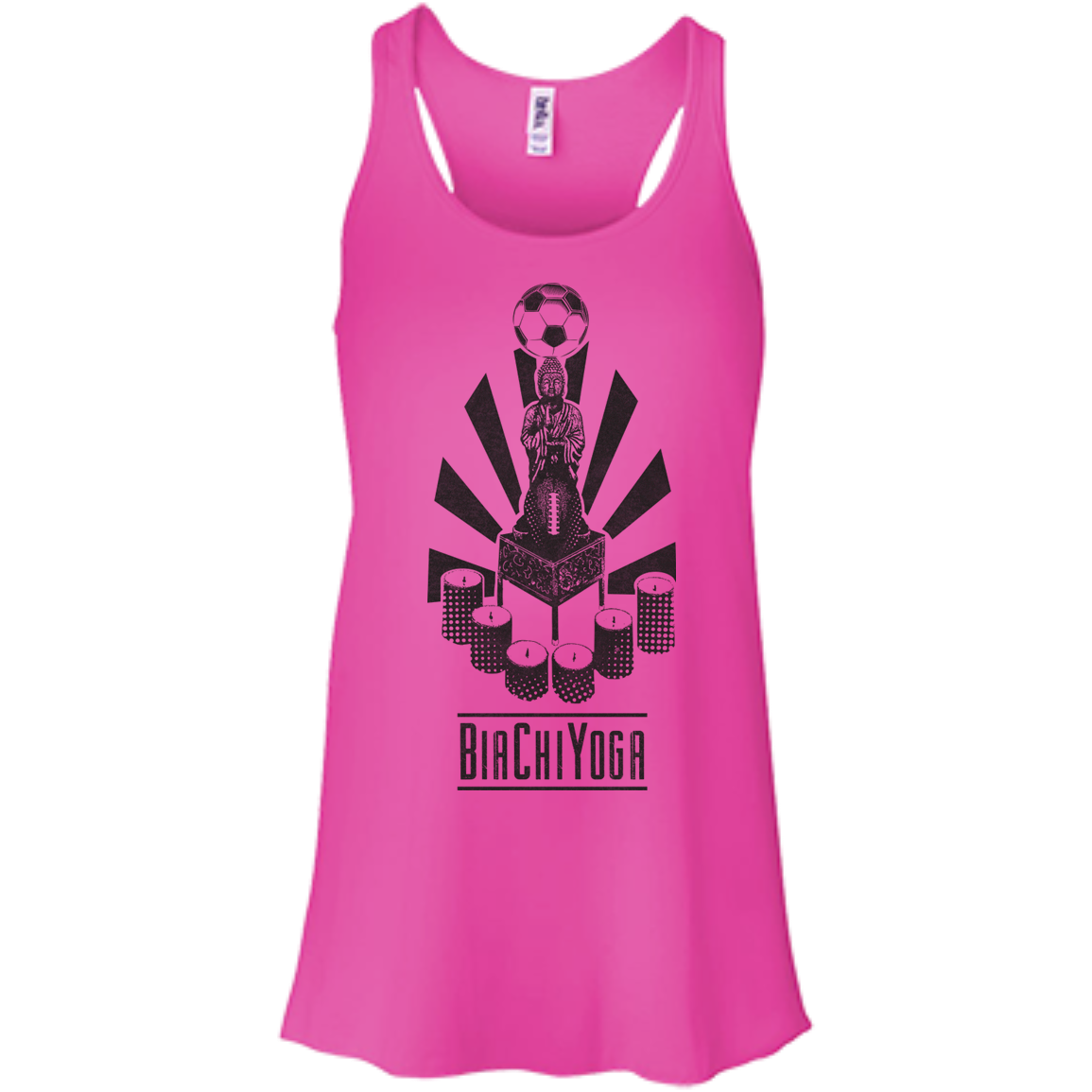 Sports Buddha - Bella+Canvas Flowy Racerback Tank