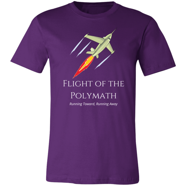 Flight of the Polymath (Running Toward, Running Away) Unisex Short-Sleeve T-Shirt