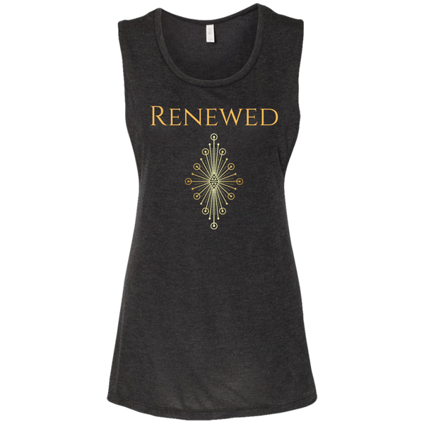 Renewed Ladies' Flowy Muscle Tank