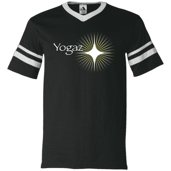 Yogaz - Men's V-Neck Sleeve Stripe Jersey