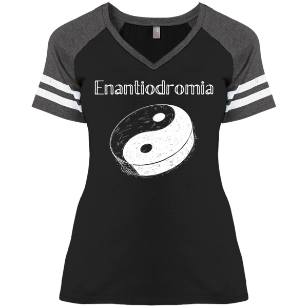 Enantiodromia Ladies' Game V-Neck T-Shirt