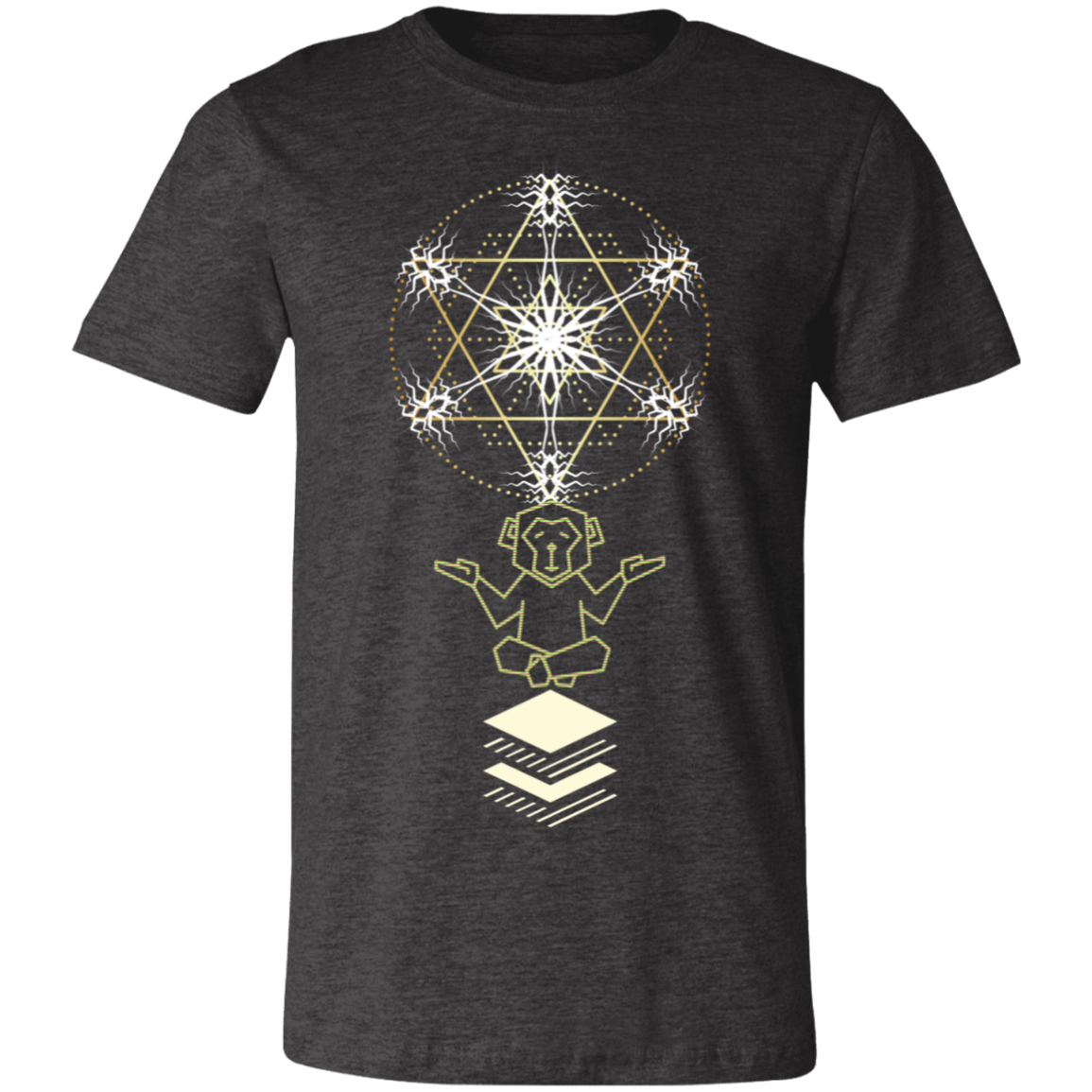 Monkey Meditator Levitator T Shirt