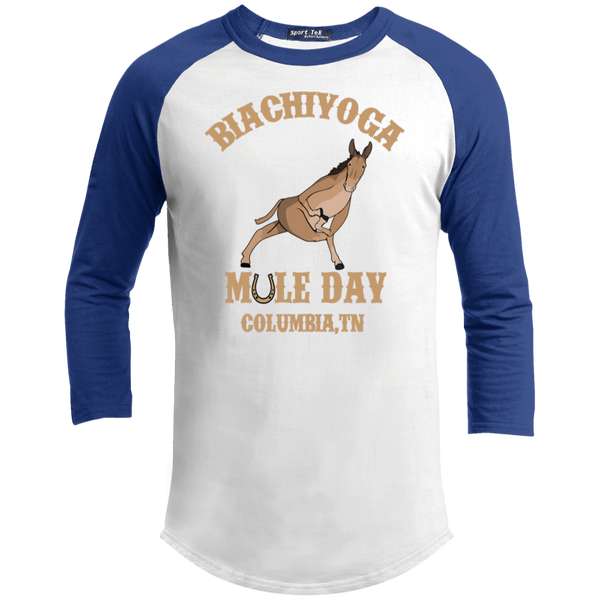 Youth Mule Day - 3/4 Raglan Sleeve Shirt