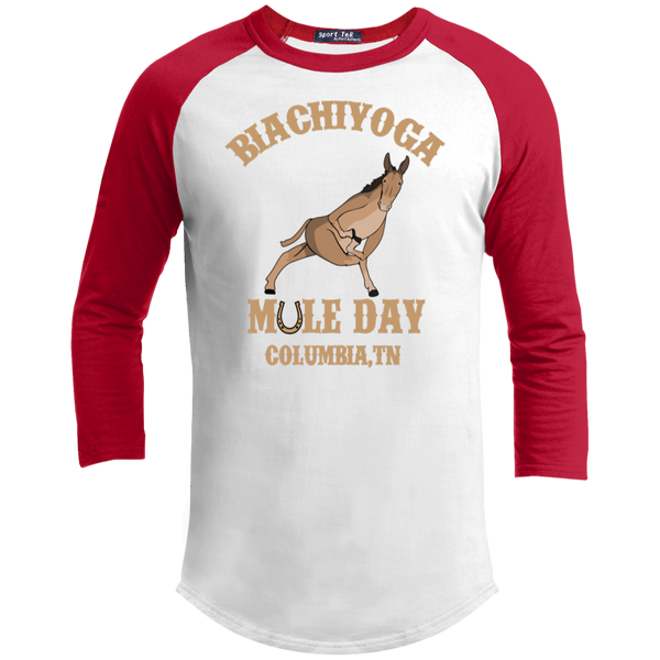 Youth Mule Day - 3/4 Raglan Sleeve Shirt