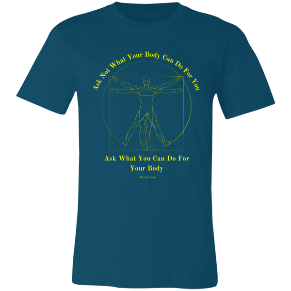 Ask Not What Your Body Can Do For You (BiaChiYoga) Men's T Shirt 2