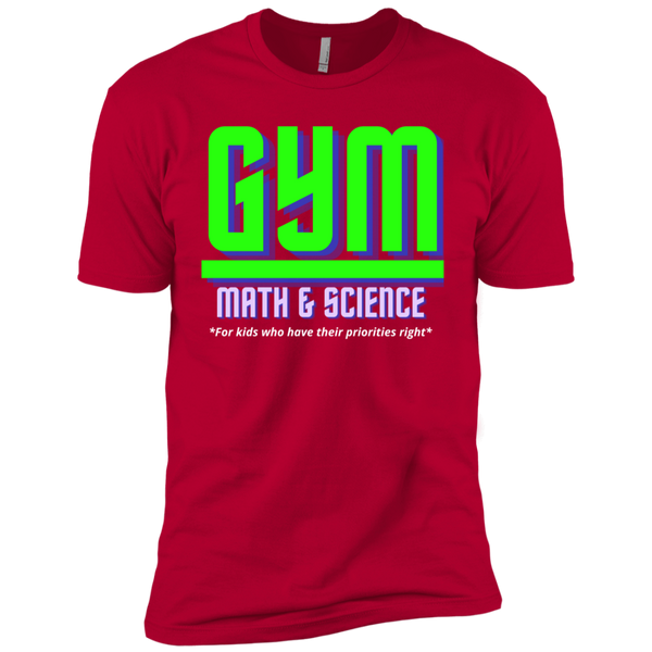 Gym Over Math & Science - Boys' Cotton T-Shirt