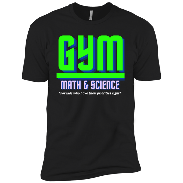 Gym Over Math & Science - Boys' Cotton T-Shirt
