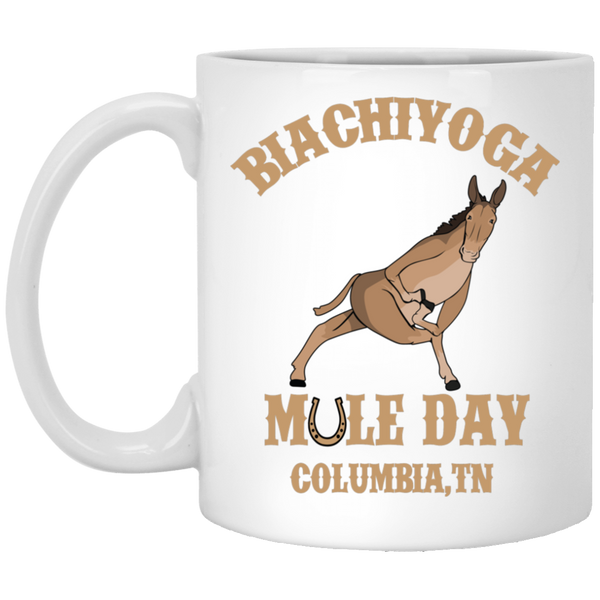 Mule Day Yoga 11 oz. Coffee Mug