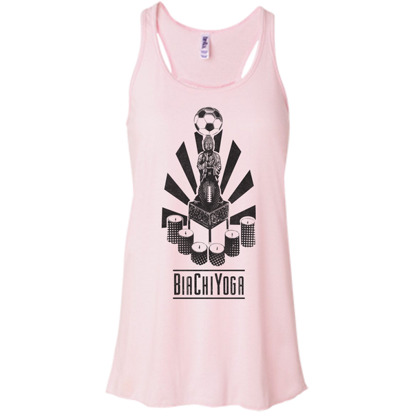 Sports Buddha Bella+Canvas Flowy Racerback Tank